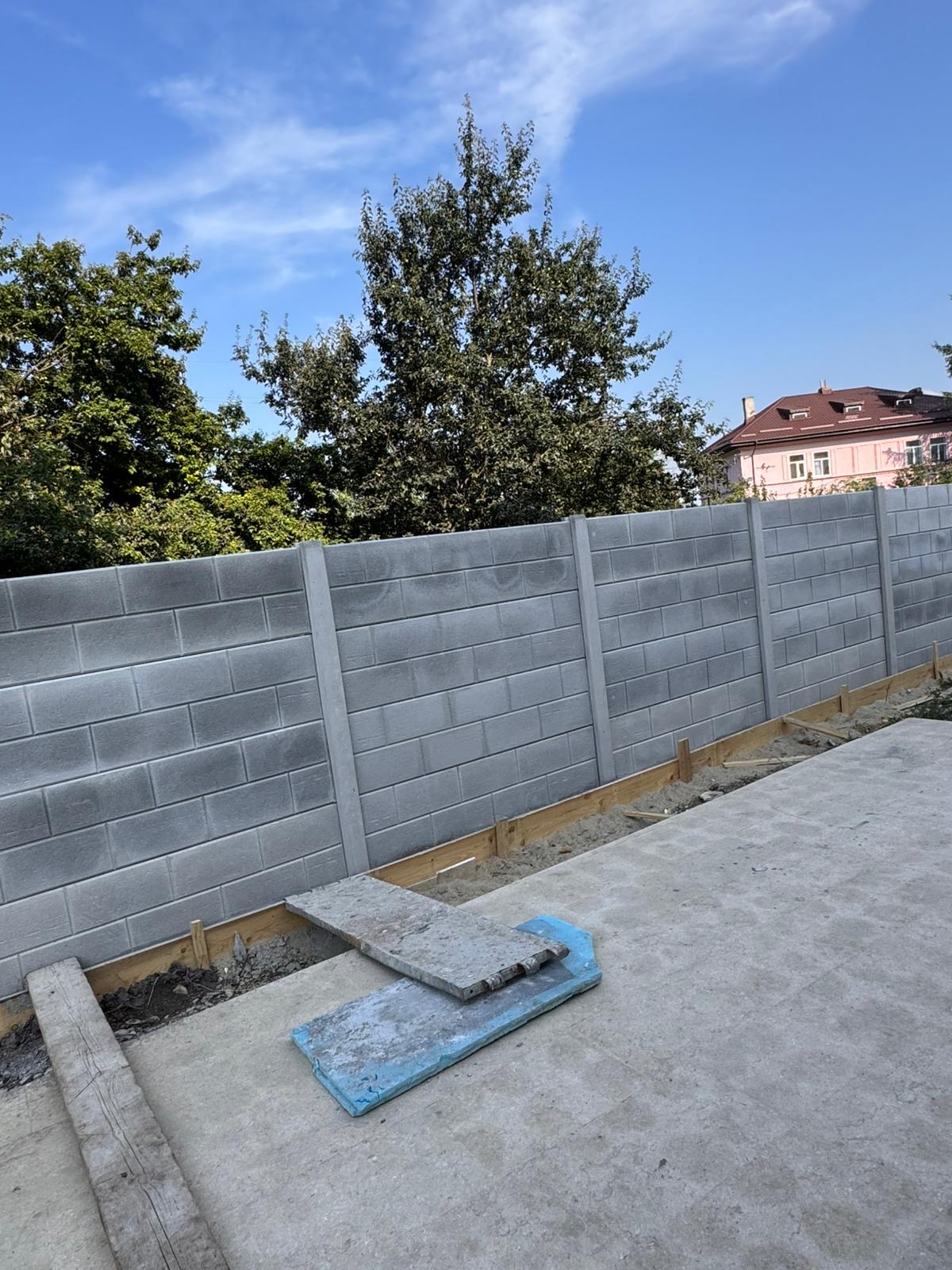 Lucrare MTZ Prefabricate - gard prefabricat beton 10