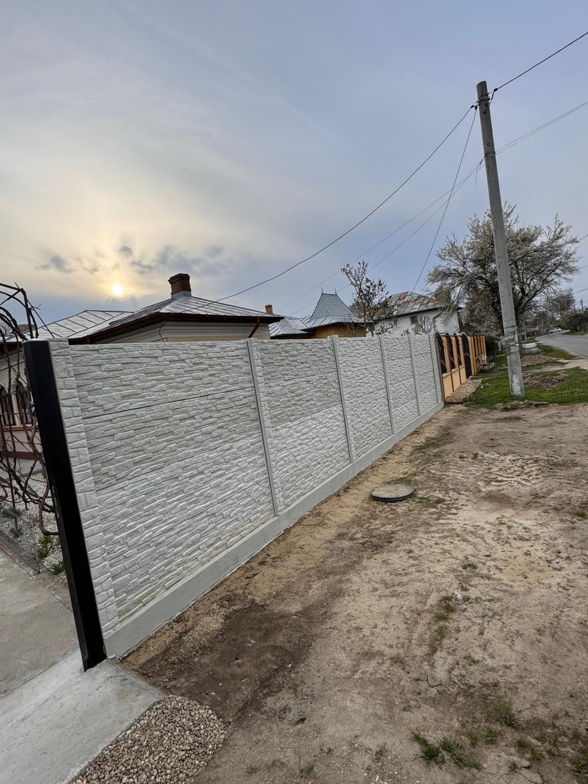 Lucrare MTZ Prefabricate - gard prefabricat beton 14