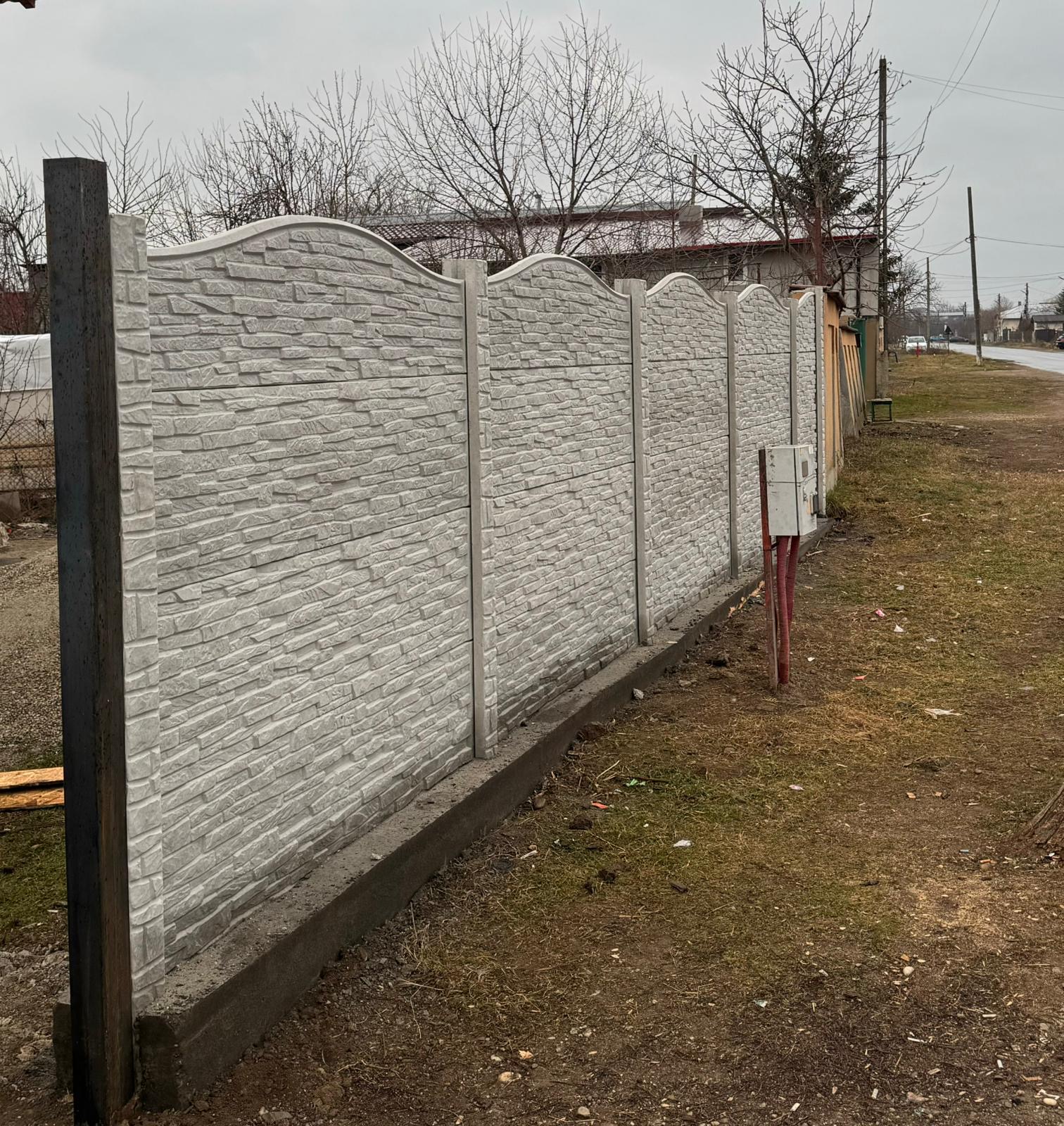 Lucrare MTZ Prefabricate - gard prefabricat beton 19